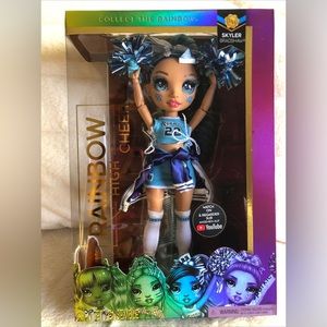 SOLD- Rainbow High Cheer Skyler Bradshaw Blue Fashion Doll Series 1 RARE (BNIB)